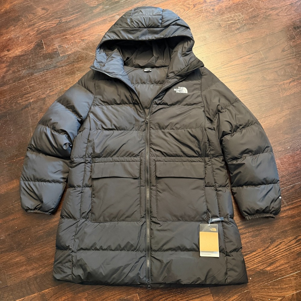 The North Face Women Gotham Jacket Black Size XXL 600 Fill Warm Puffer Coat